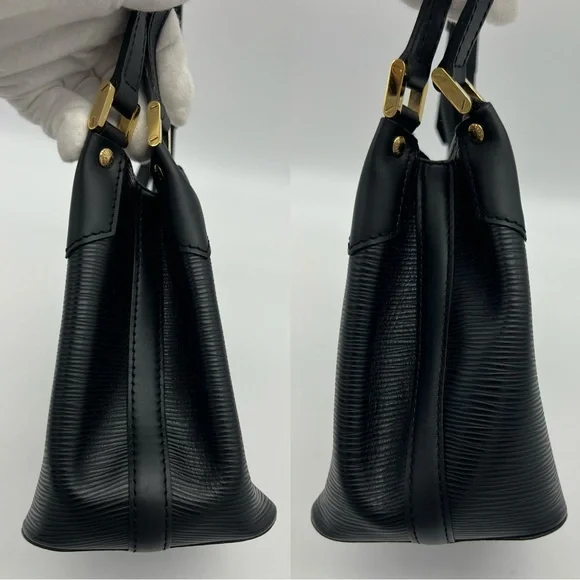 ❌SOLD❌Authentic Louis Vuitton Black Epi Mandara PM shoulder bag - Picture 9 of 16